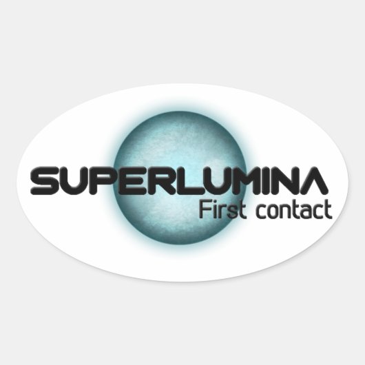 Ovale Superlumina Sticker (Devant)