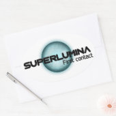 Ovale Superlumina Sticker (Enveloppe)