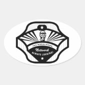 Ovale The Donaldson Network Oval Sticker (Devant)