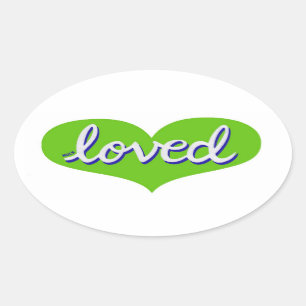 Ovale Très aimé - Sticker