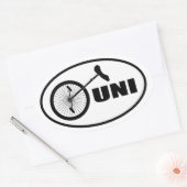 Ovale UNI oval STICKER (Enveloppe)