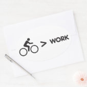 Ovale Vélo > Sticker de travail (Enveloppe)