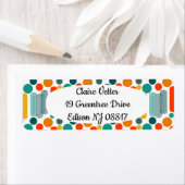 Ovalen en cirkels etiket (Insitu)