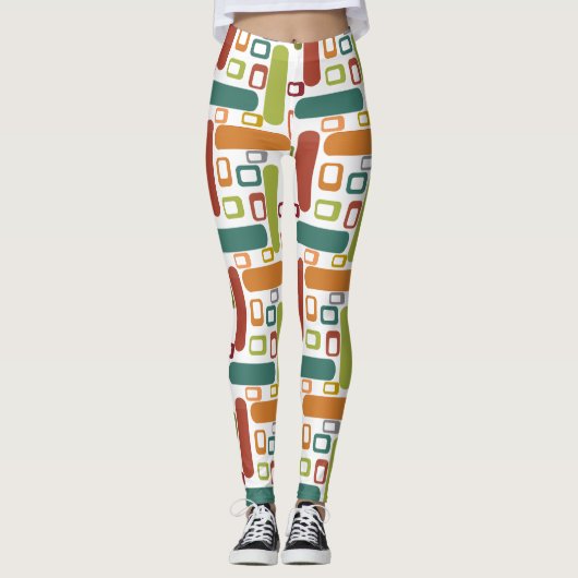 Ovalen en cirkels leggings (Voorkant)