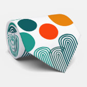 Ovalen en cirkels stropdas (Opgerold)