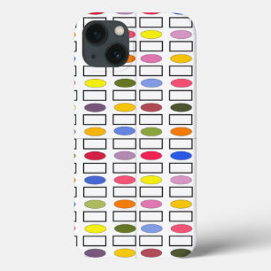 Ovalen en Rechthoeken — Kleine bloemknollen iPhone 13 Hoesje