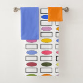 Ovalen en Rechthoeken - Kleine Vloertuinbocht T Bad Handdoek (Insitu)