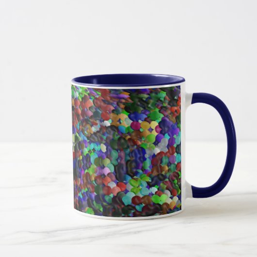 Ovalen op de run mok (Rechts)