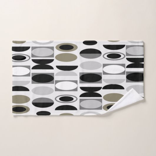 Ovales Art déco (Serviette à main)