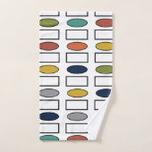 Ovales et rectangles (Serviette à main)