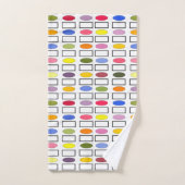 Ovales et Rectangles - Petit Jardin Fleur (Serviette à main)