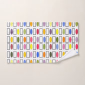 Ovales et Rectangles - Petit Jardin Fleur (Serviette à main)