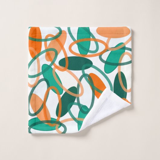 Ovales modernes du milieu du siècle (Gant de toilette)