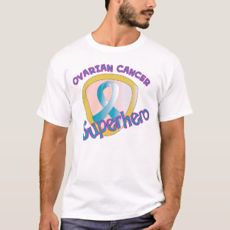 Ovarian Cancer Superheld T-shirt