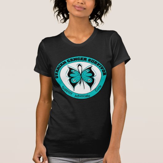 OVARIAN CANCER SURVIVOR T-Shirts (Voorkant)
