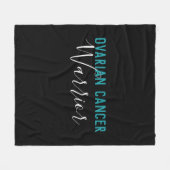 Ovarian Cancer Warrior Fleece Deken (Voorkant (Horizontaal))