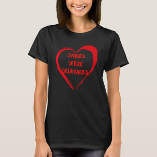 Ovaries Before Bruhvaries Galentines Day Black Sis T-shirt