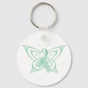 Ovarium Cancer Awareness Butterfly Sleutelhanger