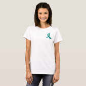 Ovarium Cancer Support Tee Shirt (Voorkant volledig)
