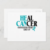 Ovarium Cervical Uitnodiging Briefkaart (Voorkant / Achterkant)