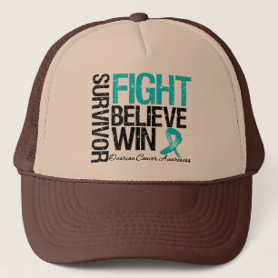 Ovariumkanker Overlevingsstrijd Gelieve Win Motto Trucker Pet