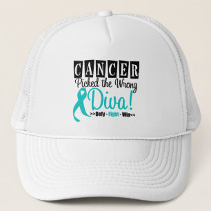 Ovariumkanker toont de verkeerde diva v2 trucker pet