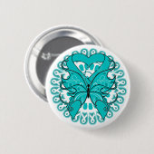 Ovariumkankervlindercirkel van linten ronde button 5,7 cm (Voorkant /achterkant)