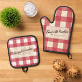 Oven Mitt and Pot Holder Set (Top down)