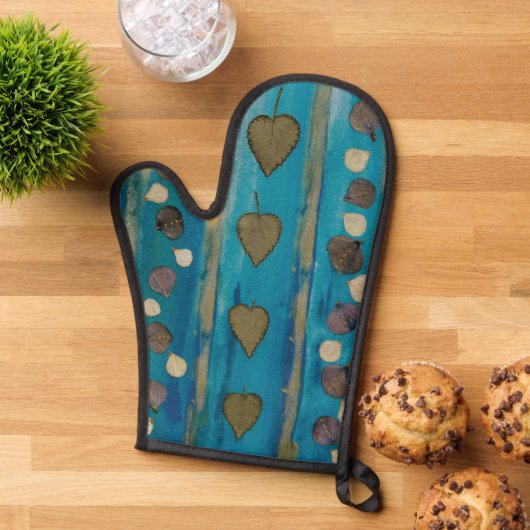 Oven Mitt and Pot Holder Watercolor Design   (De haut en bas)
