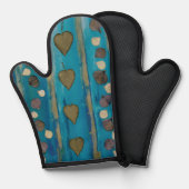 Oven Mitt and Pot Holder Watercolor Design   Ovenwant (Voorkant / Achterkant)