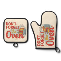 Oven Mitt en Pot Houders - Schattige Keuken Ontwer