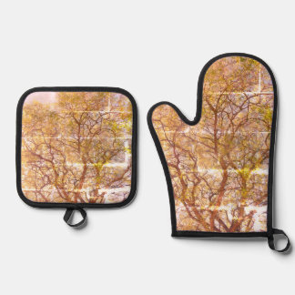 Oven Mitt en Pothouders COOL ECO STIJL Ovenwant & Pannenlap Set