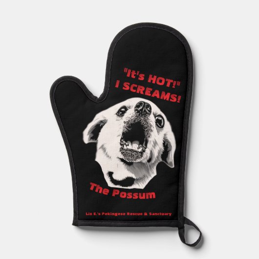 Oven Mitt featuring The Possum Ovenwant (Voorkant)