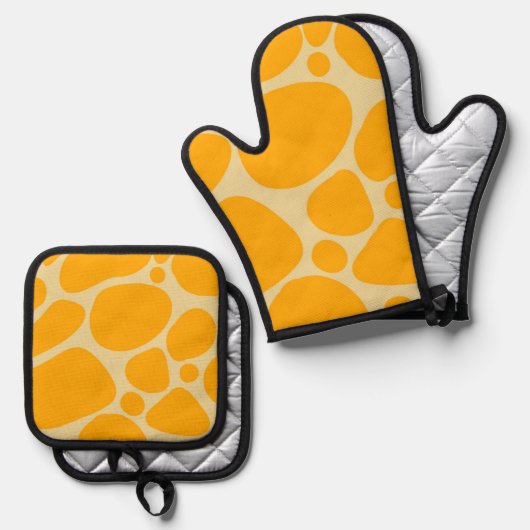 Oven Mitt & Pot Holder Set (Bewerken) (Voorkant / Achterkant)