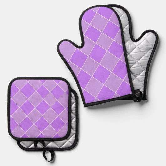 Oven Mitt & Pot Holder Set (Bewerken) (Voorkant / Achterkant)