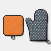 Oven Mitt & Pothouder Ovenwant & Pannenlap Set (Voorkant)