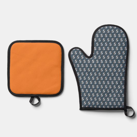 Oven Mitt & Pothouder Ovenwant & Pannenlap Set (Voorkant)