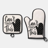 Oven Mitts & Pot Holders Ovenwant & Pannenlap Set (Voorkant)