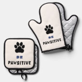 Oven Mitts & Pot Holders Set (Voorkant / Achterkant)