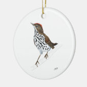 Ovenbird Keramisch Ornament (Links)