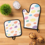 Ovenpit en Pot Holder Ovenwant & Pannenlap Set (Top down)