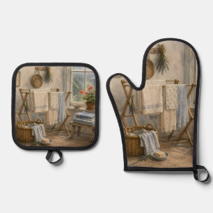 Ovenwant en pannenlappen & pannenlap set