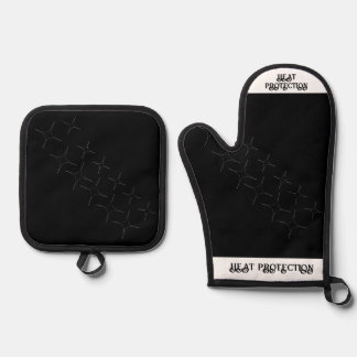 Ovenwanten en pottenhouders ovenwant & pannenlap set