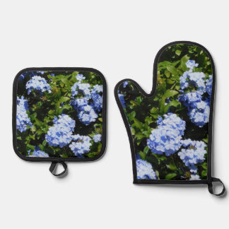 Ovenwanten en pottenhouders ovenwant & pannenlap set