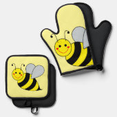 Ovenwanten en pottenhouders ovenwant & pannenlap set (Voorkant / Achterkant)