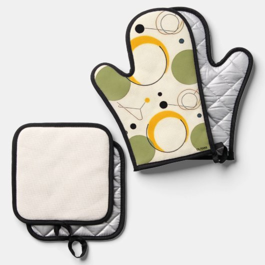 Ovenwanten & Pannengrepen Set (Voorkant / Achterkant)
