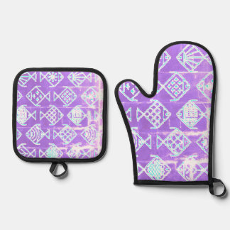 OVENWANTEN &POT HOLDER KEUKEN STIJL ONTWERP OVENWANT & PANNENLAP SET