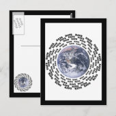 Over 80 dagen over de hele wereld briefkaart (Voorkant / Achterkant)