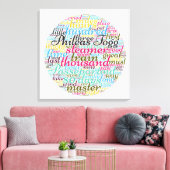 Over 80 dagen over de hele wereld canvas afdruk (Insitu (Woonkamer))