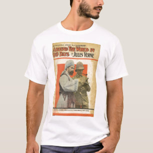 Over 80 dagen over de hele wereld t-shirt